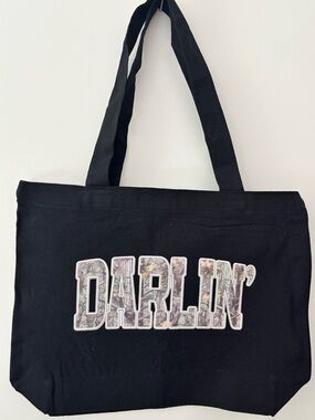 Camo "DARLIN'" Graphic Tote Bag